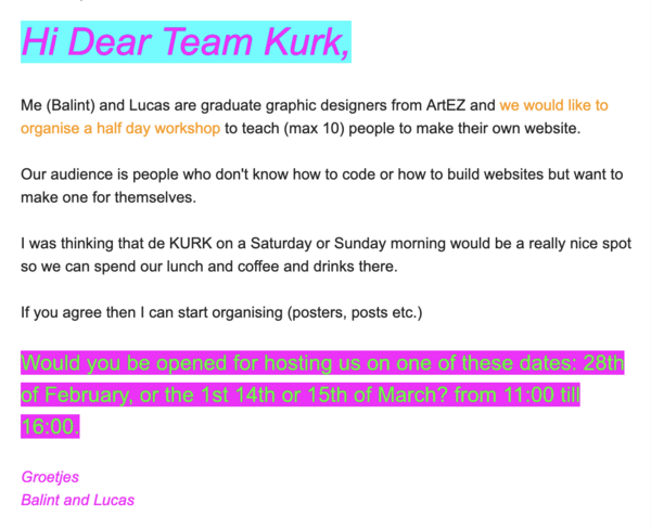 Emailing to host our hand crafted website workshop.png