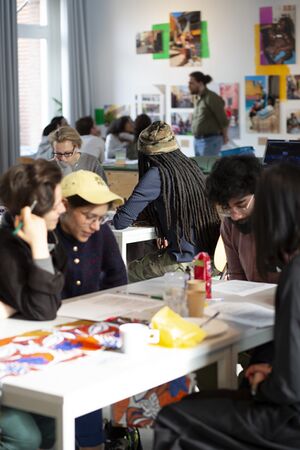 RRC, Rethreading Nanzi's Web. Photographed by Lea Novi.