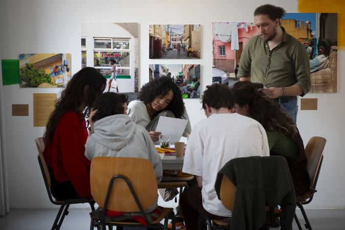 RRC, Rethreading Nanzi's Web. Photographed by Lea Novi.