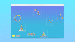 Ascend a website: stacking stones using canvas API