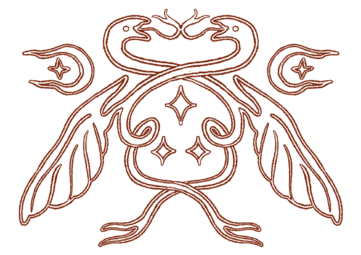 SIGIL ExLibris outline maroon.png