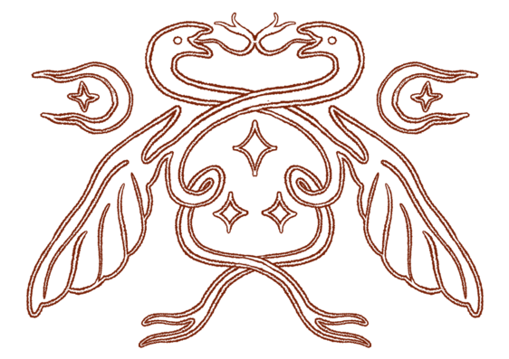 SIGIL ExLibris outline maroon.png