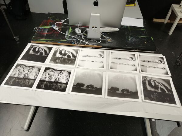 Prints on fibre-based photographic paper
