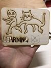 first time using the laser cutting machine