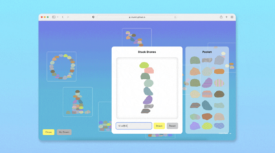 Ascend a website: stacking stones using canvas API