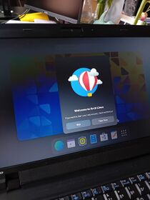successfull arch linux installation