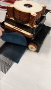 fake leather is protecting the film/transparent paper from light leaks